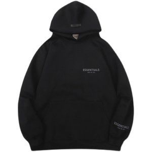 Essentials Fear Of God Hoodie Black